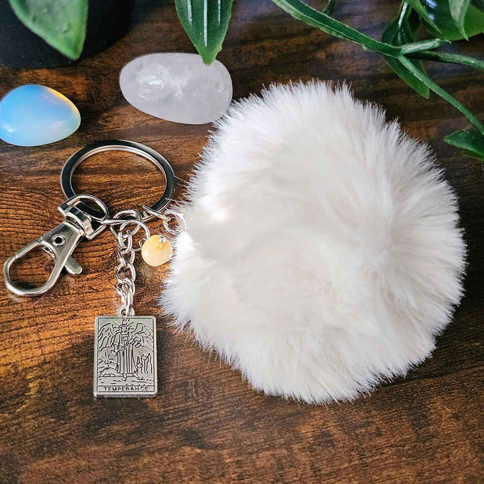 Temperance Tarot Keyring