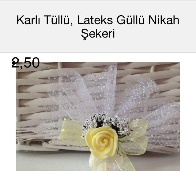 NİKAH ŞEKERLERİ İTİNAYLA YAPILIR