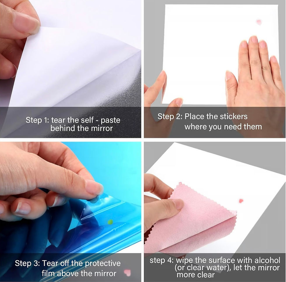 Thumbnail: Self Adhesive Mirrors Sheets