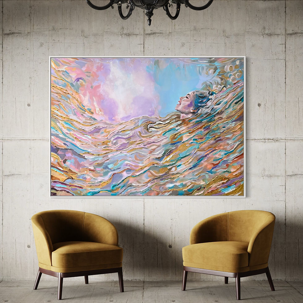 Thumbnail: Still She Rise  · 120 × 90 cm · Original Artwork