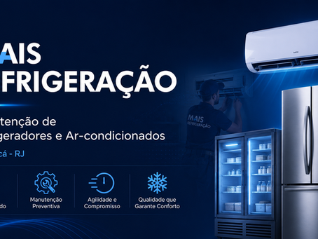 Mais Refrigeração, empresa de manutenção de ar-condicionado e refrigeradores em Maricá RJ