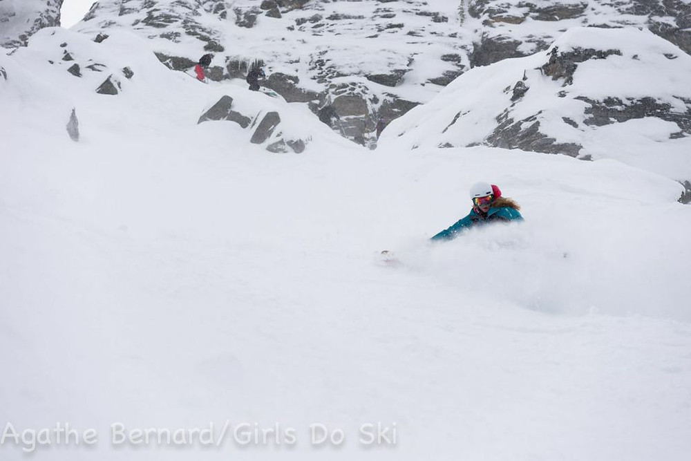 Meaghann Gaffney slashing some pow
