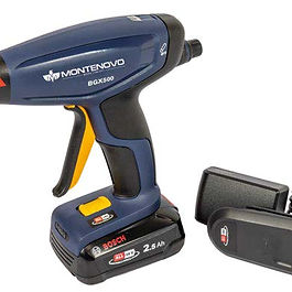 Pistola per colla a batteria (inclusa batteria)