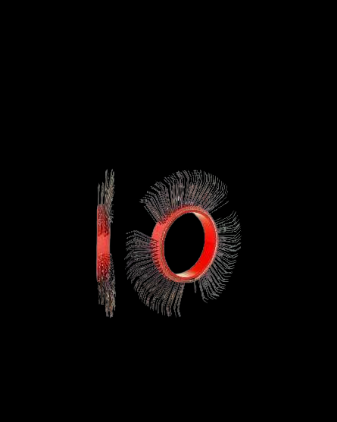 Bristle Blaster® belts steel | 11mm –left BB-099L-05