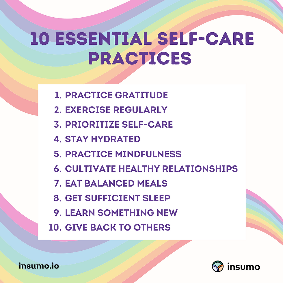 10 Essential Self-Care Practices for a Balanced and Fulfilling Life