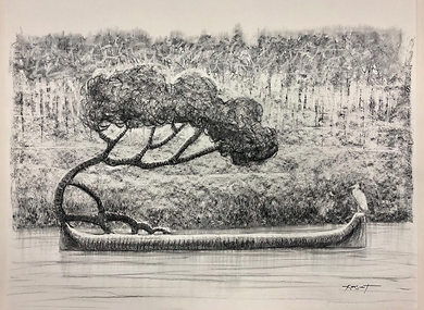 KANSUET, (Panamá), Raíces III, 67 x 8
