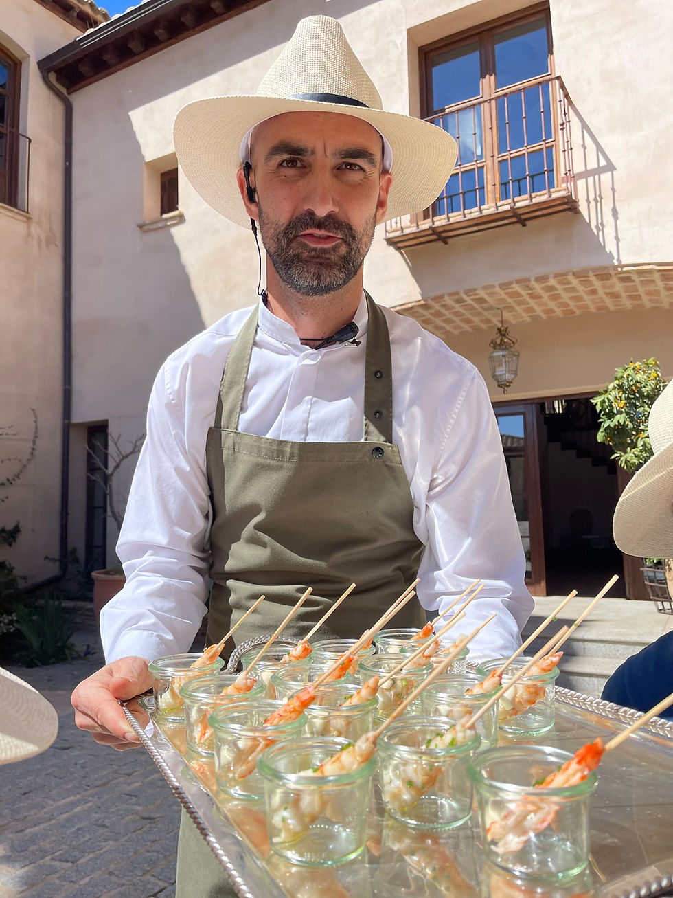 Casa del Armiño, Toledo Spain. Serving delicious lobster .