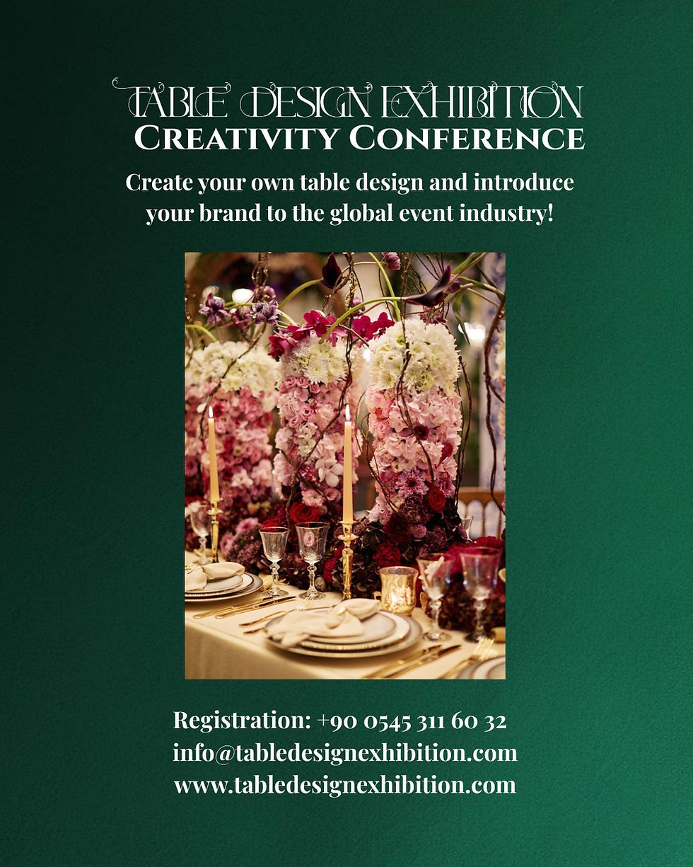 TABLE EXHIBITION TURKEY 2025 poster.