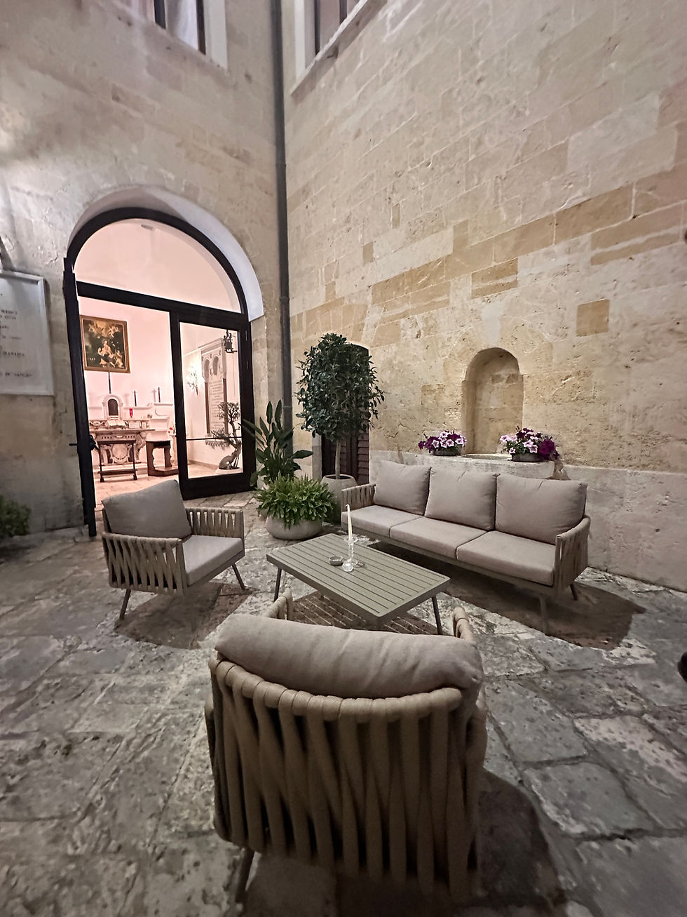 Casa Isabella, Apulia Italy. A beautiful private chapel for intimate celebrations.