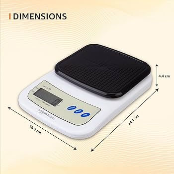 Amazon Basics Portable Digital Weighing Scale