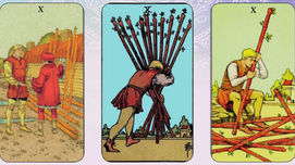 Ten of Wands Tarot Card Meaning: Before During After - Complete Three Stage Reading Guide