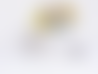 White vase shaped like a face holding colorful flowers, next to a black-and-white butterfly figurine on a white background.