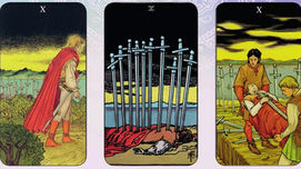 Ten of Swords Tarot Card Meaning: Before During After - Complete Three Stage Reading Guide