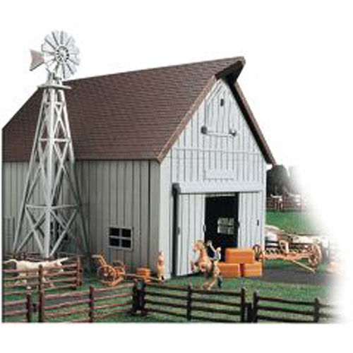 Thumbnail: 1/64 Ertl Farm Country Silver Western Barn Set