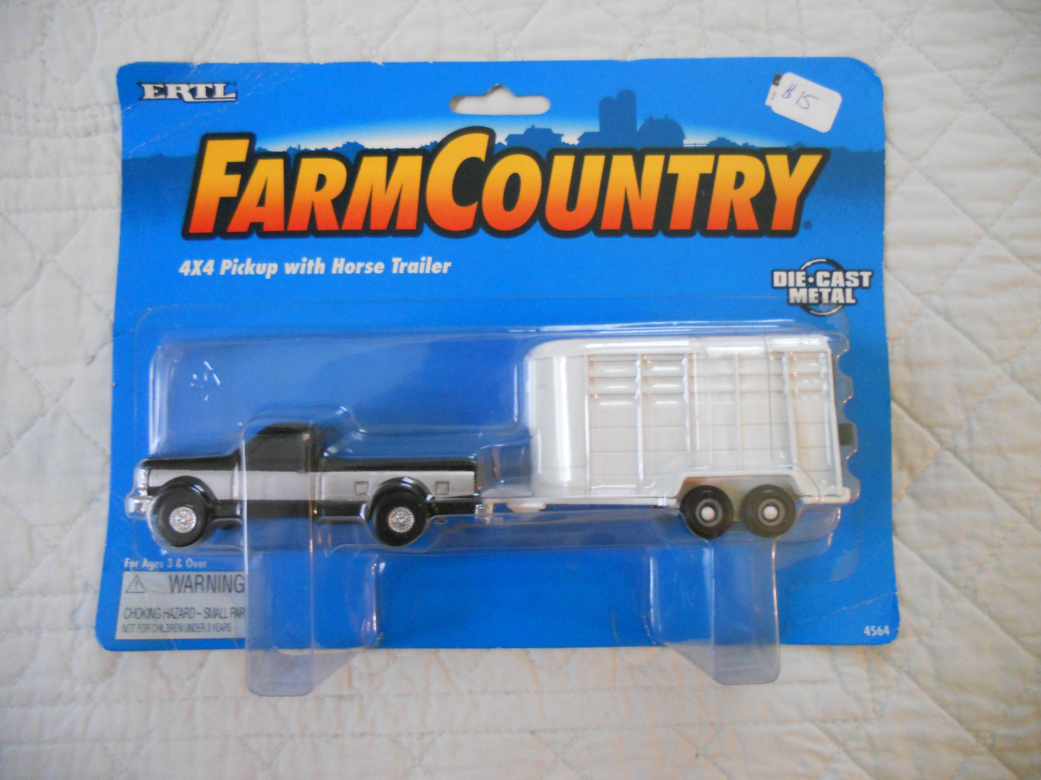 Ertl Ford F250 w/Horse Trailer