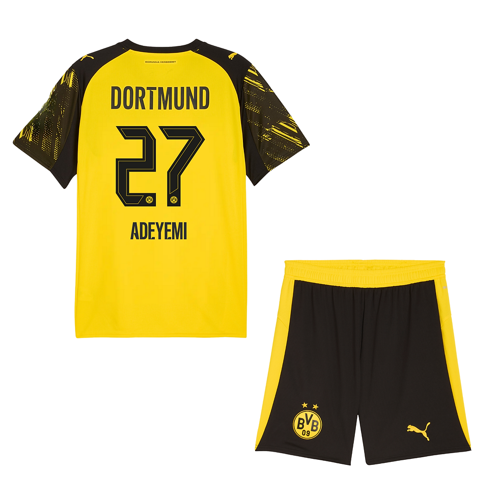 Детски Екип Puma Borussia Dortmund Домакински 2025/26 (ADEYEMI 27)