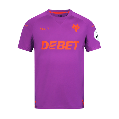 WOLVERHAMPTON WANDERERS SUDU Auswärts Ls Hemd 2024-25 Neu Herren Größen WOLVERHAMPTON WANDERERS SUDU Auswärts Ls Hemd 2024-25 Neu Herren Größen