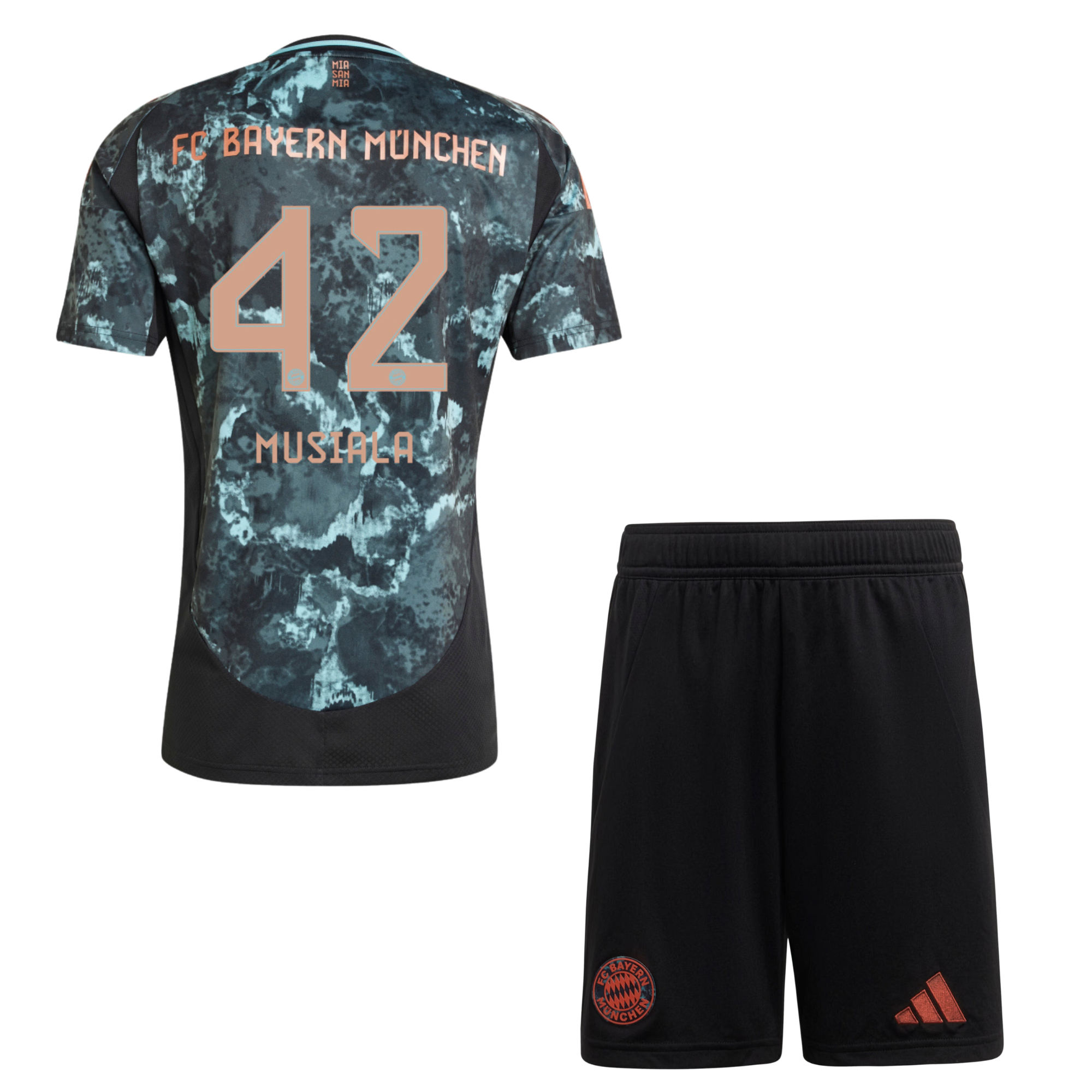 Детски Екип Adidas Bayern Munich Гостуващ 2024/25 (MUSIALA 42)