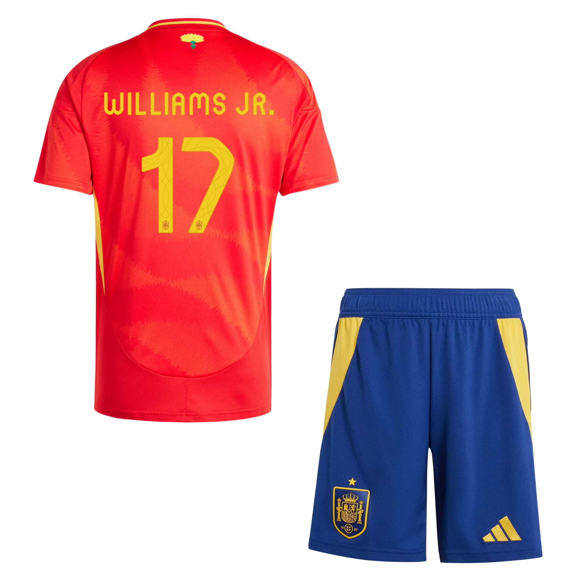 Детски Екип Adidas Spain Домакински 2024 (WILLIAMS JR. 17)