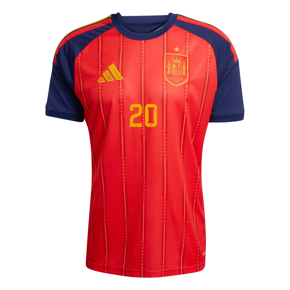 Миниатюра: Тениска Adidas Spain Домакинска 2026 (PEDRI 20)