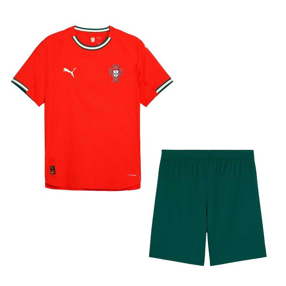 Миниатюра: Детски Екип Puma Portugal Домакински 2025 (DIOGO J. 21)