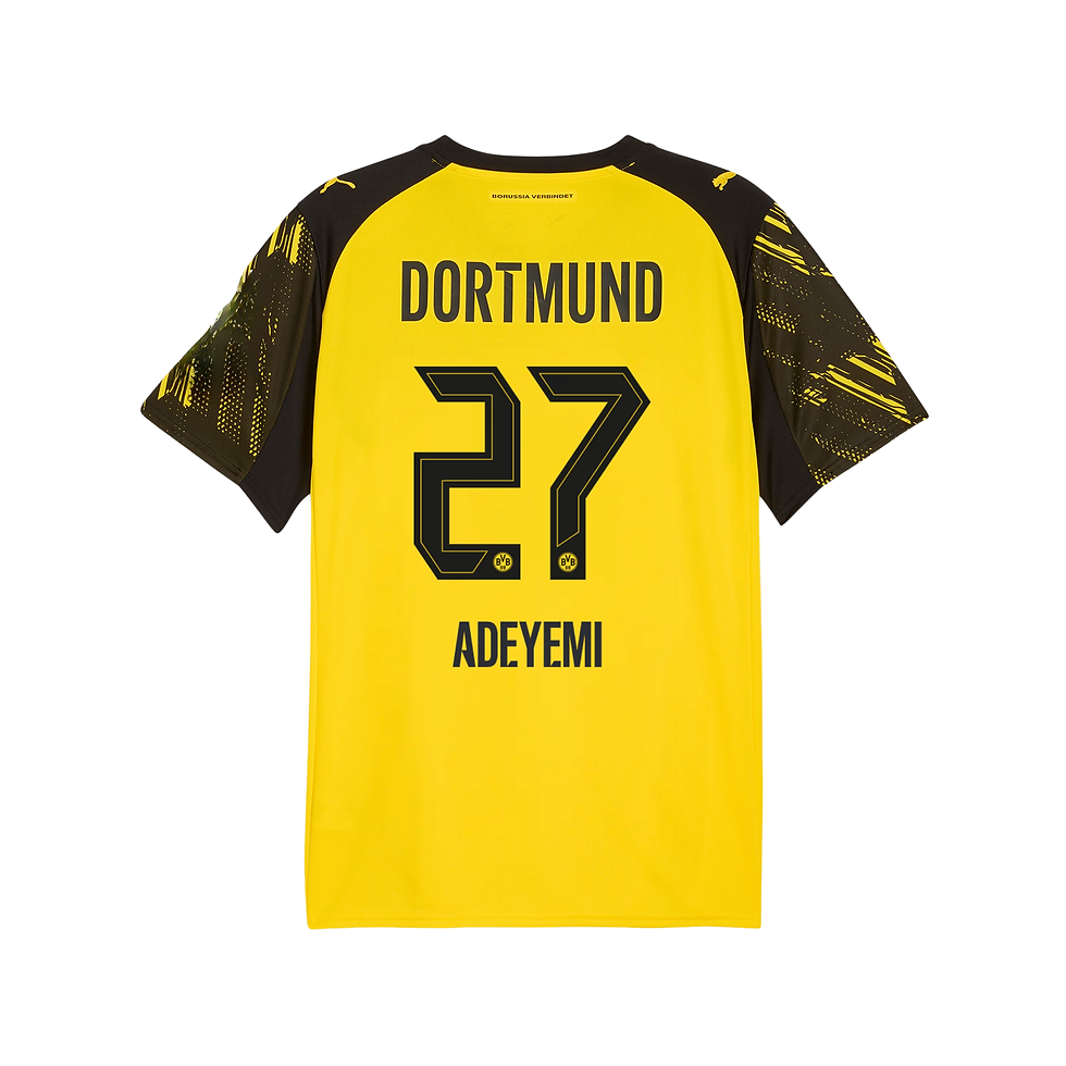 Тениска Puma Borussia Dortmund Домакинска 2025/26 (ADEYEMI 27)