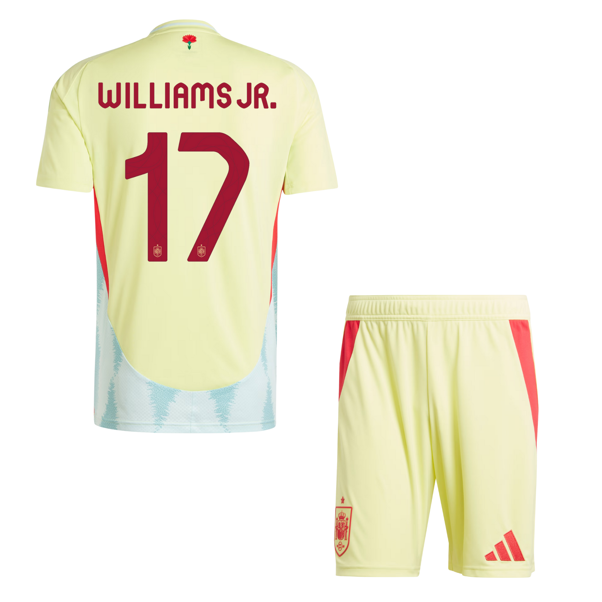 Детски Екип Adidas Spain Гостуващ 2024 (WILLIAMS JR. 17)