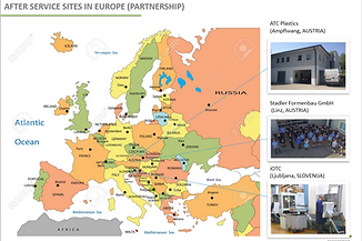 After Service Sites in Europe