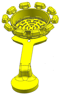 Die-Casting-Parts-3D drawing-CAMEL