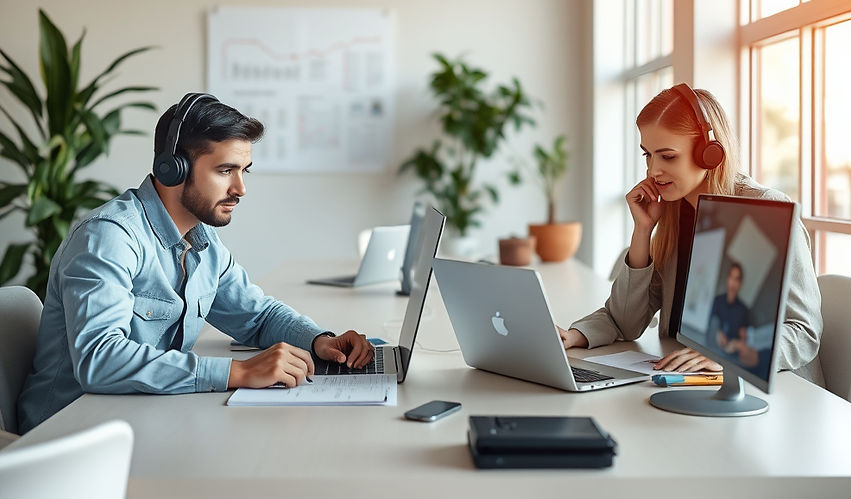 an image that gives the idea of remote professionals working for different companies.jpg