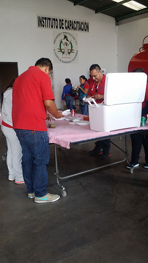 tacos de canasta queretaro bomberos capacitacion