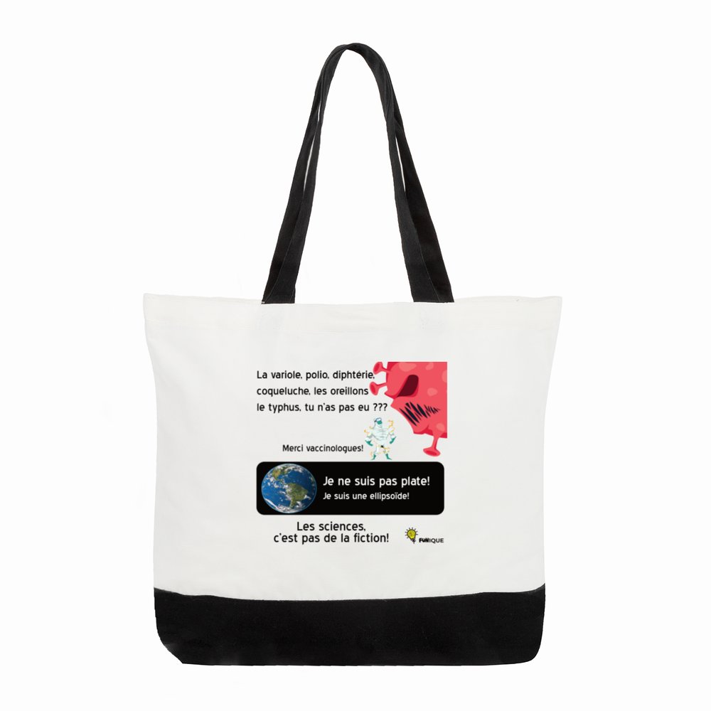 Sac coton Les sciences c'est pas de la fiction