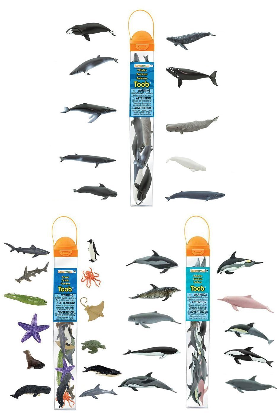 Figurines animaux océan