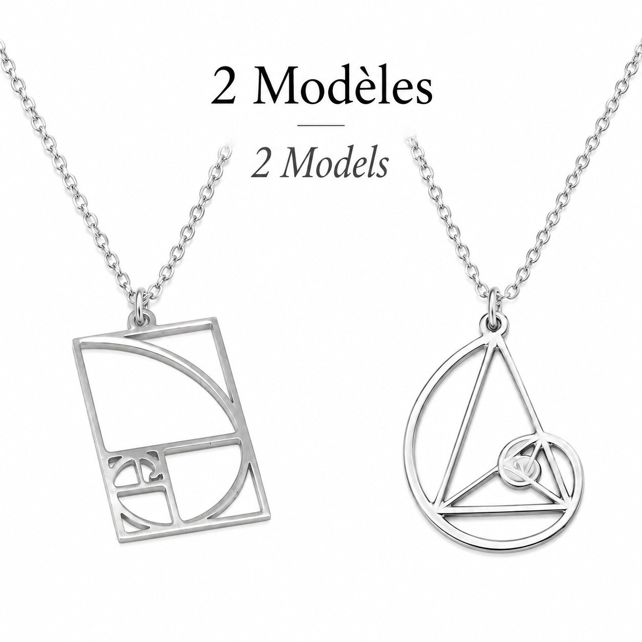 Pendentif spirale de Fibonacci