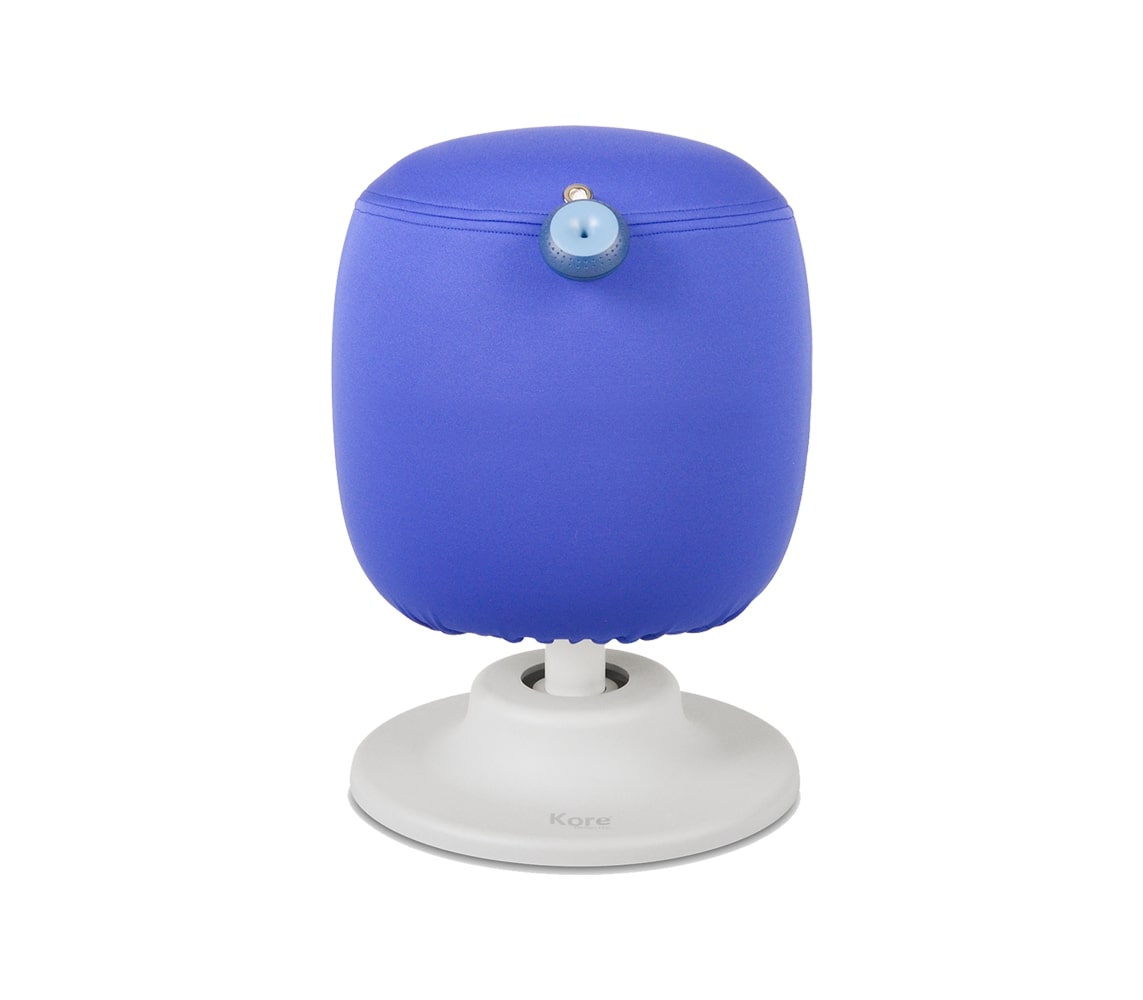 Tabouret piv. ajust. Kore - 33 à 43 cm (Bleu)
