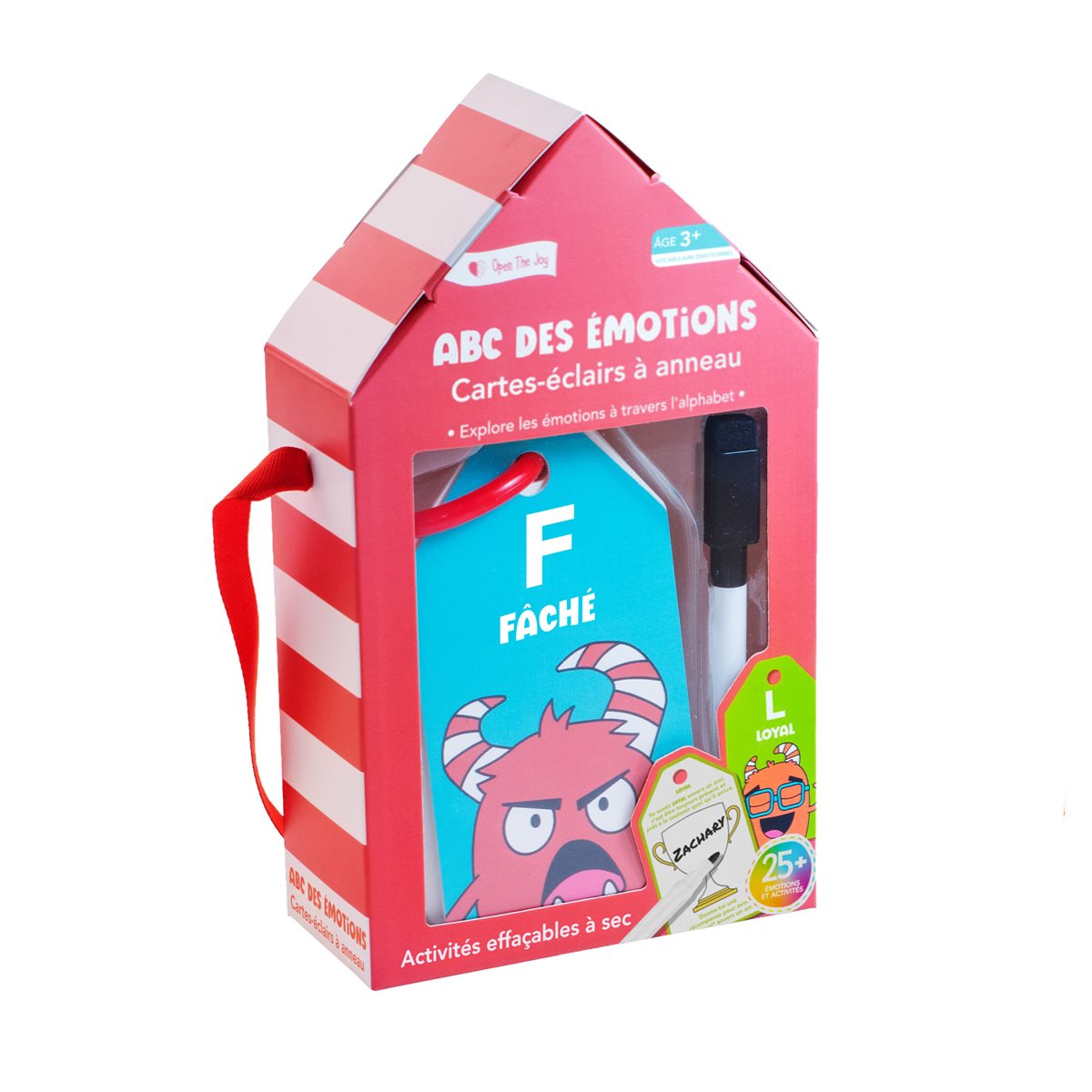 Cartes ABC des émotions - Activités portatives - Version française