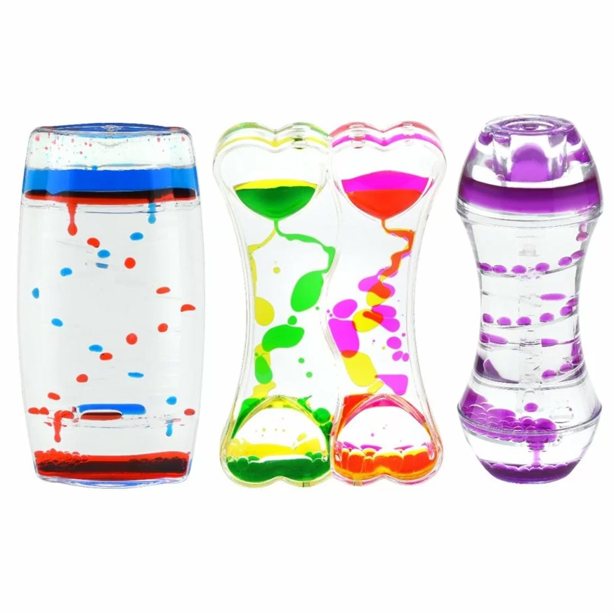Ensemble de sabliers liquides variés