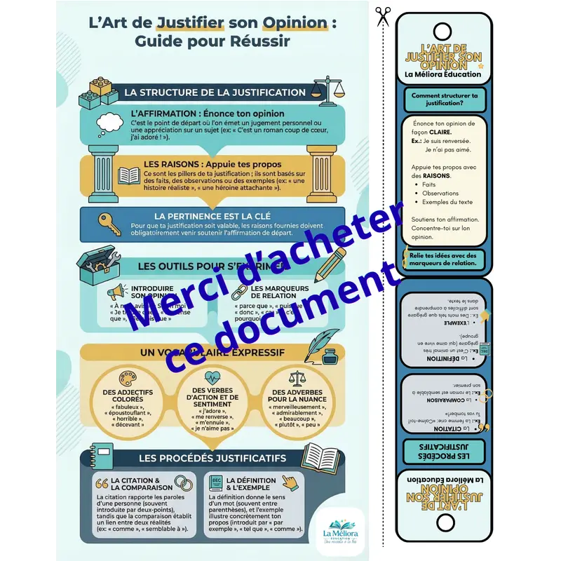 Justifier son opinion
