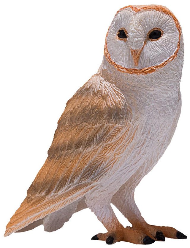 Figurine de chouette effraie des clochers