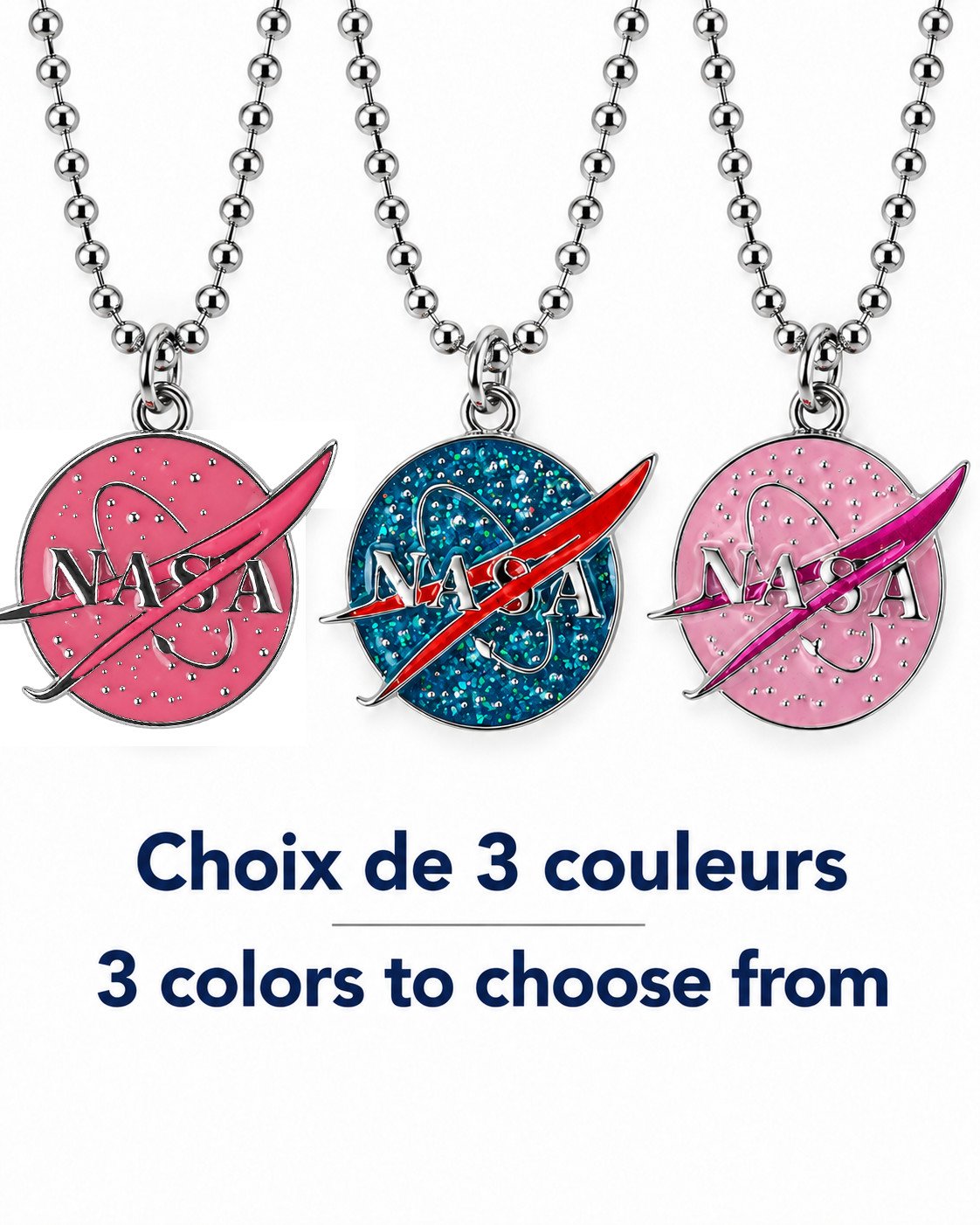 Collier-médaille NASA