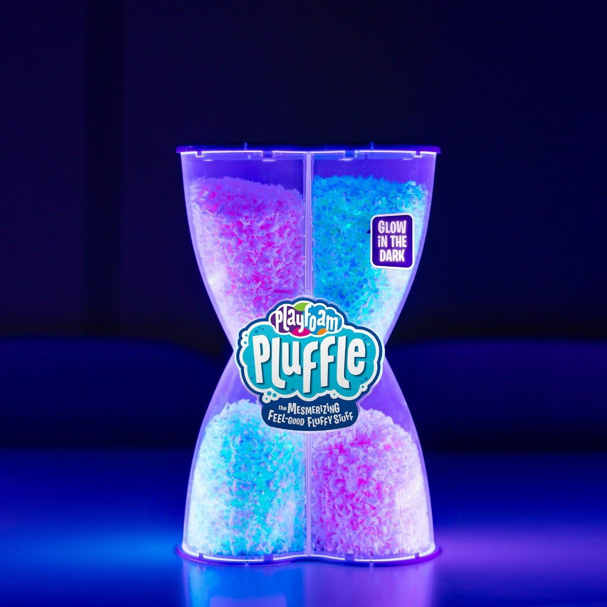 Playfoam Pluffle torsadée phosphorescente