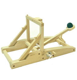 Modèle de catapulte médiévale en bois à construire