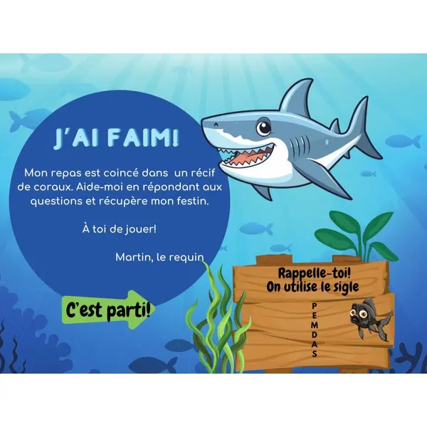 Jeu interactif - La priorité des opérations