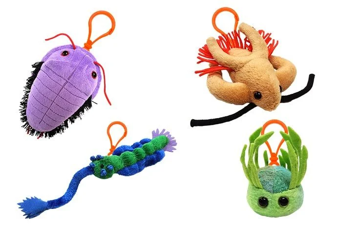 Microbes géants - Ensemble de créatures préhistoriques