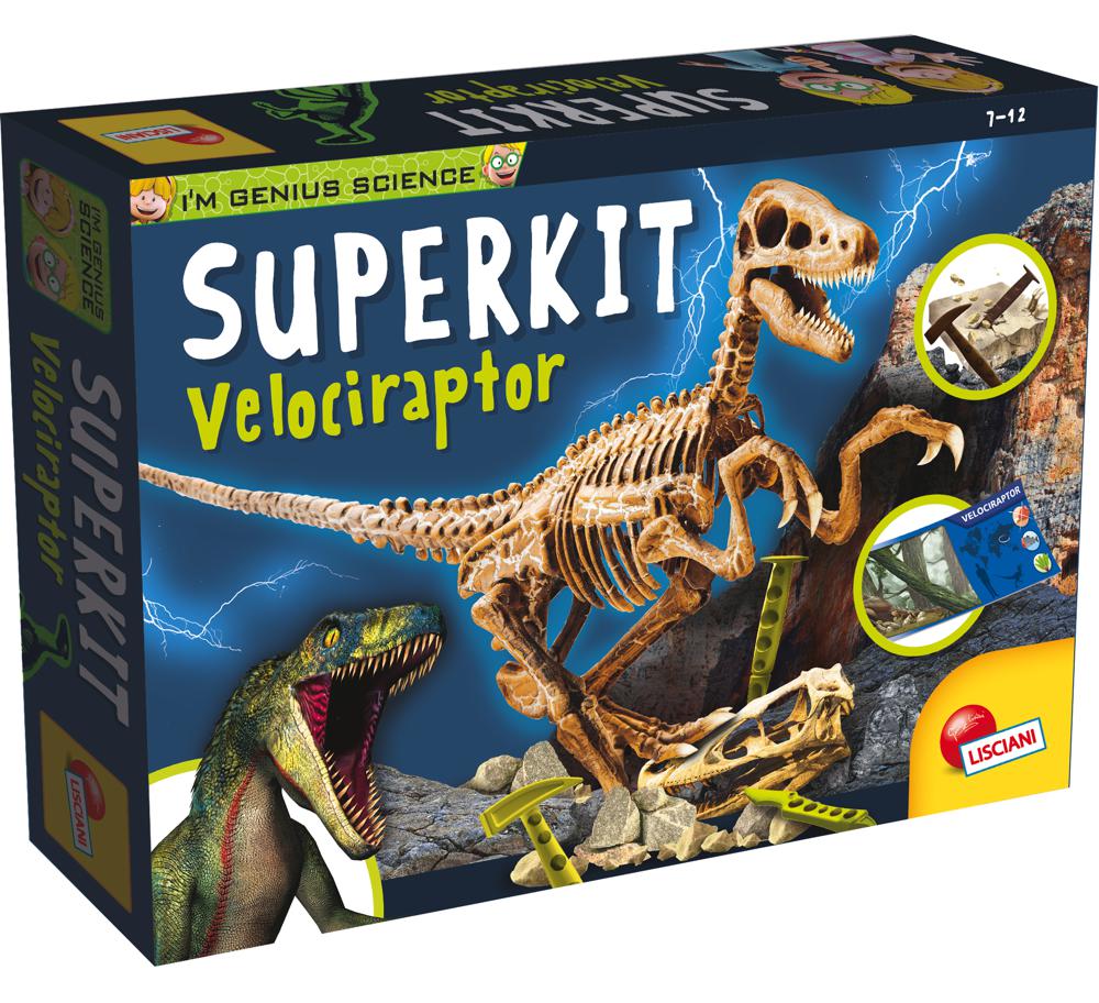 Squelette de vélociraptor