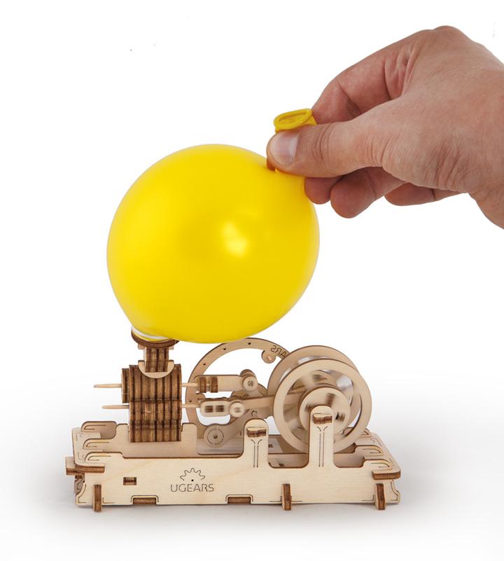 Moteur pneumatique - ensemble de bois à construire