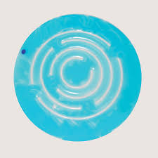 Labyrinthe spirale en gel - Bleu