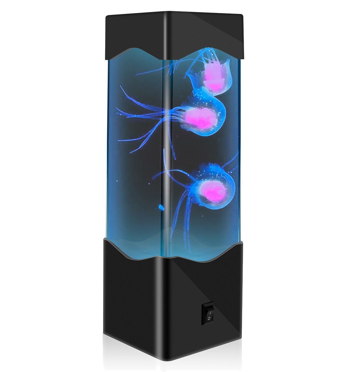 Lampe veilleuse avec méduses dansantes
