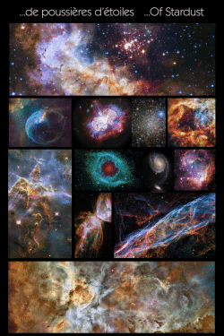 Affiche nébuleuses - De poussières d'étoiles