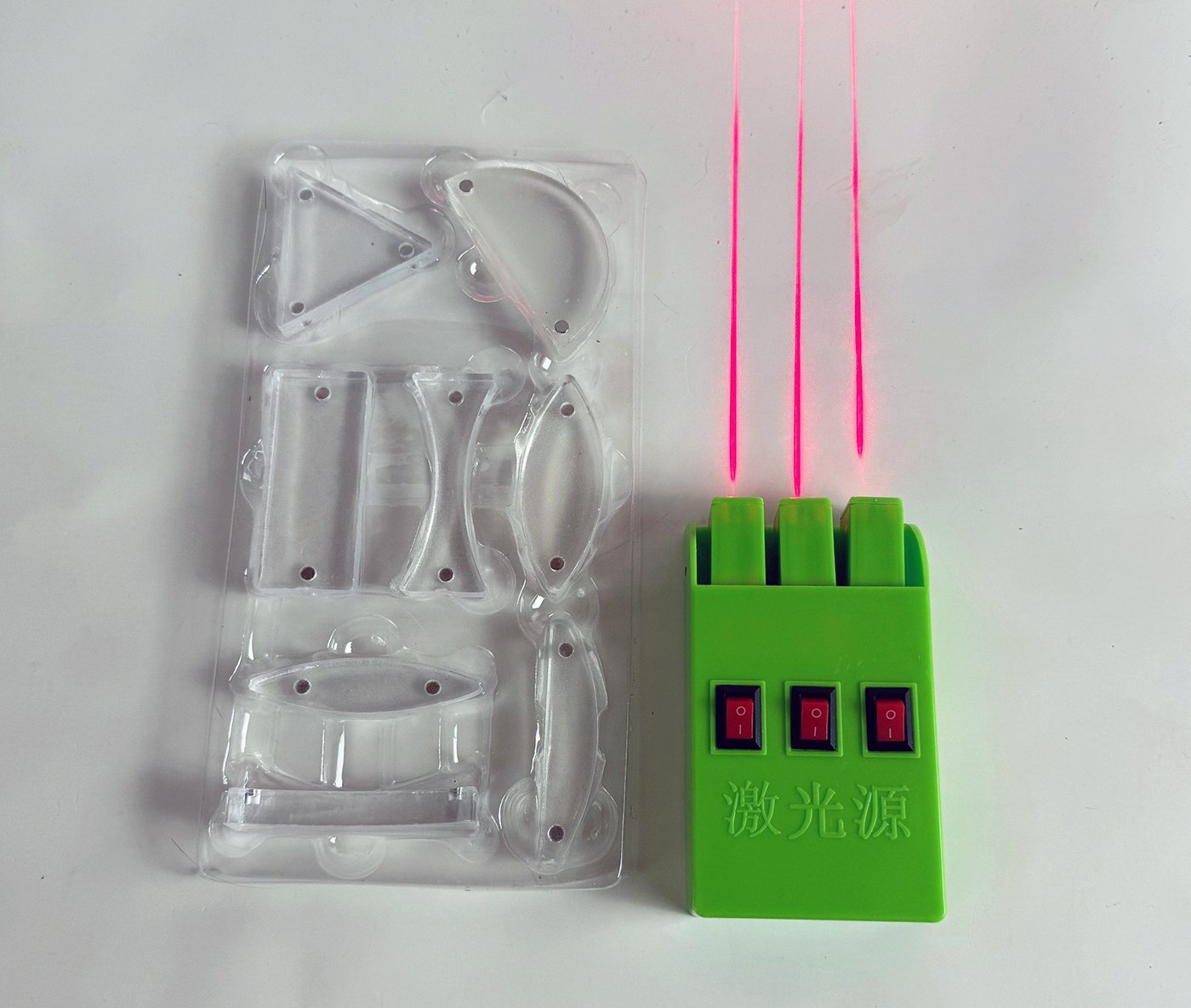 Trousse d'expérimentation de lentilles optiques
